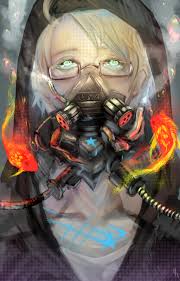 500x409 how draw a hoodmask, text how draw mangaanime how. Gas Mask Zerochan Anime Image Board