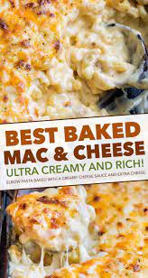 Creamy Baked Mac And Cheese Good Macaroni And Cheese Recipe Recipes Best Macaroni And Cheese