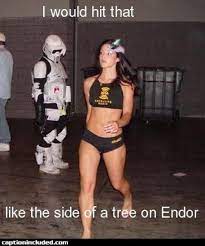 I Would Hit That Star Wars Humor Endor Star Wars Memes
