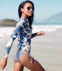Finally Settled On My Summer Rashie J Crew Swimsuits Swimwear Long Sleeve Bikini
