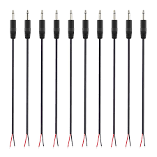 Before you get an aux jack for your automobile, you should make certain it is the one which you would like to use. Amazon Com Fancasee 10 Pack Replacement 3 5mm Male Plug To Bare Wire Open End Ts 2 Pole Mono 1 8 3 5mm Plug Jack Connector Audio Cable Repair Industrial Scientific