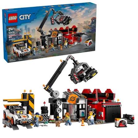 Mua bán (NEW) LEGO CITY 60472 SCRAPYARD WITH CARS SET