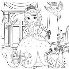 sofia the first coloring page disney family princess pages coloriage barbie merliah