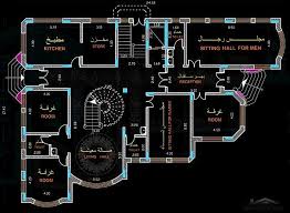 تصميم فيلا سكنية مساحة الارض ٦٦٠ متر مربع مكتب يمن ديزاين للاستشارات الهندسية وخدمات البناء Ar Square House Plans Budget House Plans Drawing House Plans