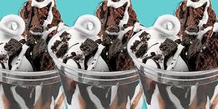 dairy queen created a new brownie and oreo cupfection new