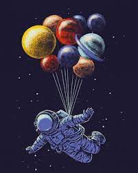 Buy senyyi giant mushroom tapestry outer space astronaut tapestry moon stars tapestry aesthetic mountain wall hanging for room (51.2 x 59.1 inches): Aesthetic Astronaut Space New Paint By Number Canvas Paint By Numbers