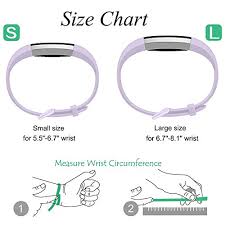Geak For Fitbit Alta And Fitbit Alta Hr Bands Classic Replacement Accessorries Wristband With Stainless Buckle Large Lavender