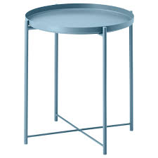 Gladom Blue Tray Table 45x53 Cm Ikea In 2020 Tray Table Ikea Table Ikea