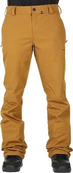 volcom klocker tight mens snowboard ski pants l caramel