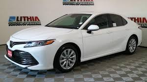 28 city / 39 hwy. Stock Lu317864 New 2020 Toyota Camry Sedan Le Super White For Sale Medford Or Lithia Motors