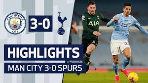 Manchester city welcome tottenham back to the etihad stadium three days after their classic champions league encounter. Highlights Man City 3 0 Spurs Youtube