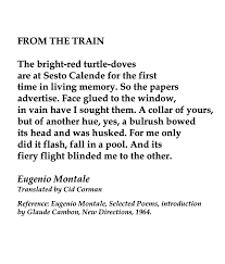 Eugenio Montale Italian Author Poems Book Of Poems Words