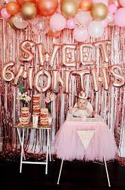 Sweet 6 Months Party Kara S Party Ideas Half Birthday Baby Half Birthday Party Half Birthday Cakes