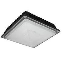 savr® Square LED Canopy Light | E-CSE Series | 6000 Lumens | 46W | 5000K |  Dark Bronze