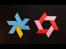 How To Make A Ninja Star Out Of Paper Pin On Origami