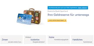 Deutsche Bank Sparbuch Eroffnen Zur Sparkonto Kontoeroffnung