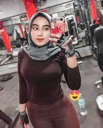 Ukhti nonjol, crottt kamu mau?? Ukhti Nonjol Hijab Chic Wanita Pakaian Gym