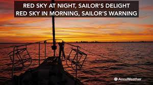 Red sky at night sailors delight. Accuweather Red Sky At Night Sailor S Delight Facebook