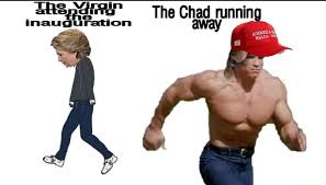 Chad memes blamed for mass shootings on norwegian state television. The Chad Running The Away Inauguratio Memes Video Gifs America Memes Chad Memes Running Memes Away Memes Inauguratio Memes