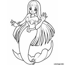 Coloriage de renée dans sa belle robe. Barbie Sirene Coloriage Maldabeauty Com
