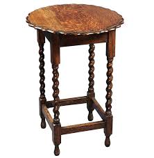 English Antique Barley Twist Round Side Table Barley Twist Furniture Side Table Round Side Table