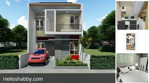 Desain rumah 5x12 3 kamar tidur dengan rooftop. Desain Dan Denah Rumah Minimalis 6 X 12 M Dengan 4 Kamar Tidur Dan Eksterior Yang Cantik Helloshabby Com Interior And Exterior Solutions
