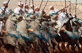 Maybe you would like to learn more about one of these? Tradition And Art Fuse In Morocco Cavalry Show Shanghai Daily