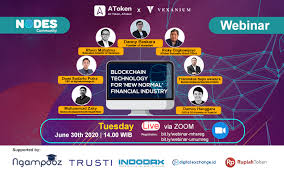 Atoken X Vexanium Webinar Blockchain Technology For New Normal Financial Industry Blockchain Dan Crypto Indonesia