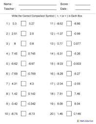 Decimals Worksheets Dynamically Created Decimal Worksheets Decimals Worksheets Math Worksheets Printable Math Worksheets
