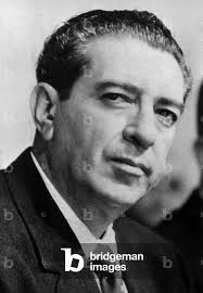 Image of Adolfo Lopez Mateo, President of Mexico, 1958 (b/w photo) by  Unknown photographer, (20th century)