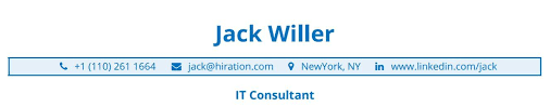 Maybe you would like to learn more about one of these? It Consultant Resume 2021 Guide With 15 It Consultant Resume Examples