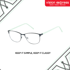Add A Spark Of Colour To Your Wardrobe With These Almond Shaped Light Weight Metal Frames Model Vx Gv In Style Iscf07 C Vision Express Keep It Classy Style