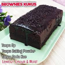 Penggunaan baking powder dapat membantu kita membuat kue yang bisa mengembang sempurna dengan tekstur yang. Brownies Kukus Tanpa Pengembang By Erna Kemall Langsungenak Com