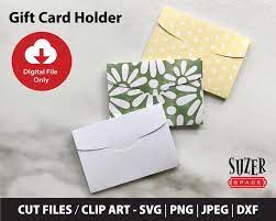 Ice cream bowl shaped card (gift card holder) $2.00. Gift Card Holder Svg Paper Box Cut File
