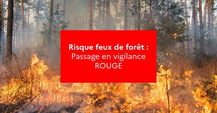 Alerte Rouge Feux de Forêt – Mairie de Montardon