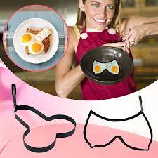 2X Funny Breast P-enis Egg Fryer Mold Kitchen Spoof Omelette Fun Mould  Baking | eBay
