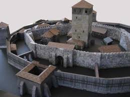Medieval Castle Papermodelers Com Castle Project Paper Castle Paper Models