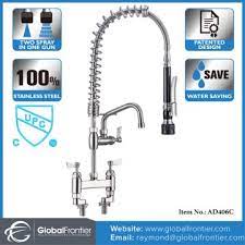 $50 + supply & replace bottle trap for kitchen sink: Commercial Kitchen Sink Tap Stainless Steeel Pre Rinse Spray Arm Set Unit Mixer Rinser Global Sources