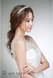 Trendy Wedding Hairstyles Korean Home 37 Ideas New Site Korean Wedding Hair Hairdo Wedding Wedding Hair And Makeup