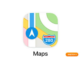 Apple Maps App Icon Apple Maps App Icon Map Logo