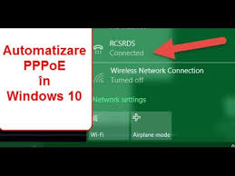 Net rapid și sigur cu wifi 6. Conectare Automata Net Pppoe Rds Pe Windows 10 Youtube