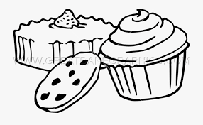 Download free printable clipart and use any clip art,coloring,png graphics in your website, document or presentation. Bakery Sweets Clipart Black And White Novocom Top