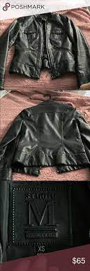 Faux Leather Jacket Max Studio Jacket Very Nicely Shaped And Supper Stylish Too Small For Me So I Don T Wear It A Faux Leather Jackets Leather Jacket Jackets