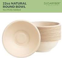 Amazon.com: [1000 Count]Harvest Pack 22oz Round Bowls PFAS ...