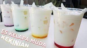 Resep Es Kelapa Muda Kekinian Minuman Segar Untuk Berbuka Puasa Takjil Young Coconut Ice Youtube