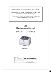 Make out the printer's name which in this case would be oki b431dn. Oki B401dn Manuals Manualslib