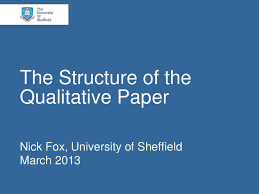 The structure of research papers depends on assignment requirements. Ppt How To Write And Structure A Qualitative Paper Powerpoint 2013 Nick J Fox Academia Edu