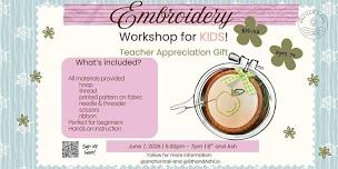 Kid's Embroidery Workshop