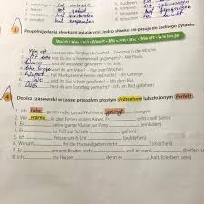 Dopisz Czasowniki W Czasie Przeszlym Prostym W Czasie Przeszlym Prostym Prateritum Lub Zlozonym Brainly Pl
