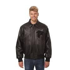 Nfl Atlanta Falcons Jh Design Tonal All Leather Jacket Black Leather Jacket Black Leather Jacket Jackets